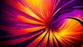 Generative AI, Colorful Whirlwind: Vibrant Dual-Toned Abstract Background