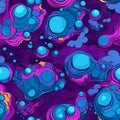 Generative AI Comics Bubbles Seamless Pattern- Royalty Free Stock Photo