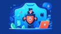 Generative AI Computer Security- Royalty Free Stock Photo