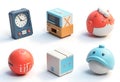 Generative AI Crafted Whimsical 3D Renderings of Retro-Futuristic Gadgets and Playful Characters