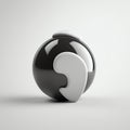 Generative AI 3d QA Speech bubble- Royalty Free Stock Photo