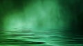 Generative AI Dark blue green abstract background Reflection of light on a smooth surface of water with small wave Royalty Free Stock Photo