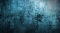 Generative AI Dark grunge background Black blue abstract rough background with space for design Toned concrete wal Royalty Free Stock Photo