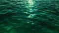 Generative AI Deep green water background Light ripples and waves on the water surface Beautiful green background Royalty Free Stock Photo