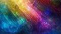 Generative AI Dusted Holographic Abstract Multicolored Backgound Photo Overlay Screen Mode for Vintage Retro Looki Royalty Free Stock Photo