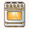 House_An_oven_Illustration1_3