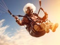 Generative AI Elderly People Active Lifestyle-