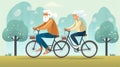 Generative AI Elderly People Active Lifestyle-