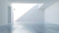 Generative AI Empty Square By Modern Architectures business concept. Royalty Free Stock Photo
