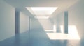 Generative AI Empty Square By Modern Architectures business concept. Royalty Free Stock Photo