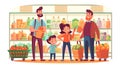 Generative AI Family Buying Household Goods-