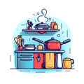 Generative AI Food Cooking Concept with-