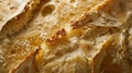 Generative AI Fresh homebaked artisan sourdough bread Texture of sliced loaf of bread close up banner business con Royalty Free Stock Photo