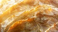 Generative AI Fresh homebaked artisan sourdough bread Texture of sliced loaf of bread close up banner business con
