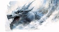 Generative AI, Frostfire: The Icy Breath of the Mighty Dragon