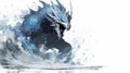 Generative AI, Frostfire: The Icy Breath of the Mighty Dragon