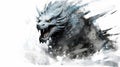 Generative AI, Frostfire: The Icy Breath of the Mighty Dragon