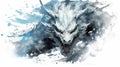 Generative AI, Frostfire: The Icy Breath of the Mighty Dragon