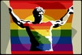 Generative AI gay commemoration day in sport Royalty Free Stock Photo