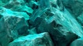 Generative AI Green blue abstract grunge background Toned rock texture Texture of the mountains closeup The combin Royalty Free Stock Photo