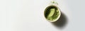 Generative AI, Heap of green matcha tea powder Royalty Free Stock Photo