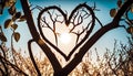 Generative AI, Heart of Nature: A Symbolic Connection Between Love and Life