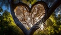 Generative AI, Heart of Nature: A Symbolic Connection Between Love and Life