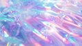 Generative AI A holographic rainbow unicorn pastel purple pink teal colors abstract background Optical crystal pri Royalty Free Stock Photo