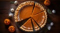 Generative AI, Homemade american traditional pumpkin pie