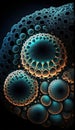Generative AI, illustrations, Geometry patterns background. Mixed colors abstract pattern, digital abstract pattern Royalty Free Stock Photo