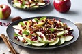 Apple salad is a delicious meal