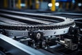 Generative AI Image of Automated Conveyor System for Moving Goods in Factory Royalty Free Stock Photo