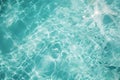 Generative AI Image of Clear Blue Water Background in the Pool Royalty Free Stock Photo