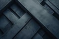 Generative AI Image of Dark Grey Piled Up Blocks Pattern Abstract Wallpaper