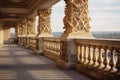 Generative AI Image of Nature View at Daytime From the Luxurious Palace of Versailles