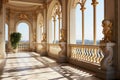 Generative AI Image of Nature View at Daytime From the Palace of Versailles