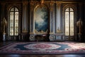 Generative AI Image of Room in the Palace of Versailles with Luxurious Interior Design