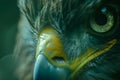 Generative AI Image of Sharp Eye Vision of Eagle Bird with Beak Royalty Free Stock Photo