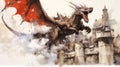 Generative AI, Inferno\'s Reign: Dragon\'s Fiery Conquest