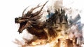 Generative AI, Inferno\'s Reign: Dragon\'s Fiery Conquest