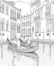 Generative AI Love in Venice Concept-