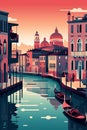 Generative AI Love in Venice-