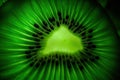 Generative AI, Macro Fresh Kiwi textured background Royalty Free Stock Photo