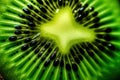 Generative AI, Macro Fresh Kiwi textured background Royalty Free Stock Photo