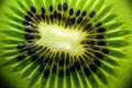 Generative AI, Macro Fresh Kiwi textured background Royalty Free Stock Photo