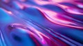 Generative AI Neon ripple texture Defocused glow Iridescent wave Blur purple blue fluorescent color gradient light Royalty Free Stock Photo