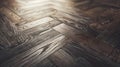 Generative AI Oak grey tree structure parquet board texture pattern background business concept. Royalty Free Stock Photo