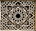 Generative AI of ornate Islamic pattern concept for Ramadan Home Decorating, Ornate Symmetrical Shapes and Islamic Religious Art