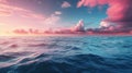 Panorama view of sunset sunrise sea ocean summer 1690446530522 5 Royalty Free Stock Photo