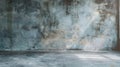 Generative AI Panoramic old, grunge, abandoned urban/ industrial background with copy space business concept. Royalty Free Stock Photo